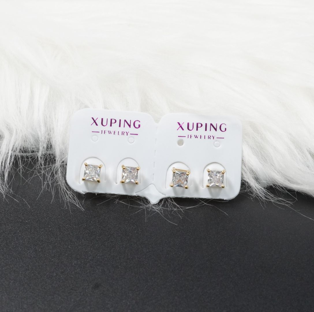 Miniatura 2 de TOPO CUADRADO BLANCO TIPO DIAMANTE DOR#5